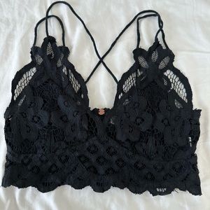 Free People Adella longline bralette (size M)